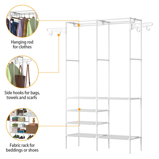4-Layer Shelf Closet Organizer β Multi-Layer Storage Rack for Home & Office