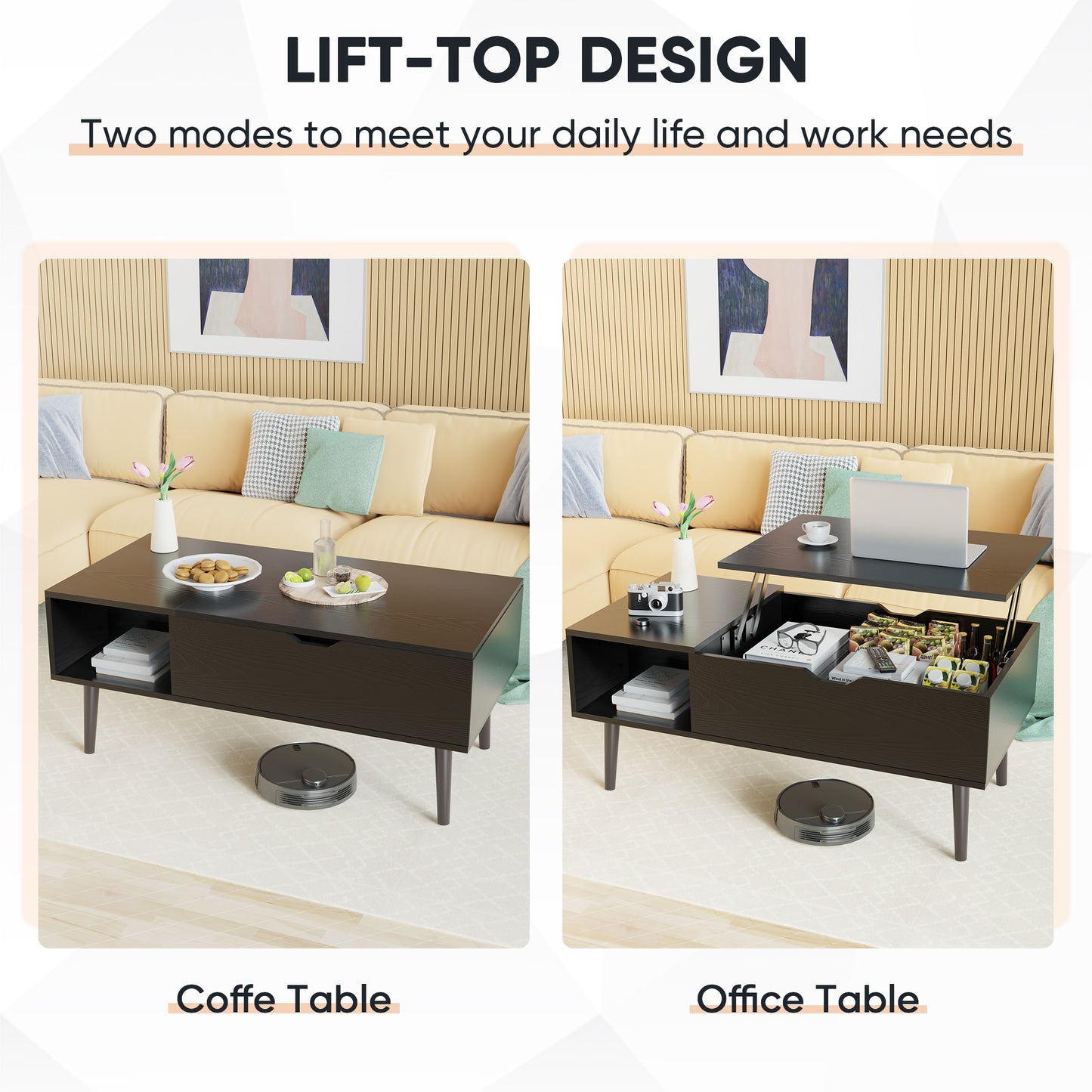 Modern Living Room Coffee Table – Stylish, Durable & Space-Saving Design